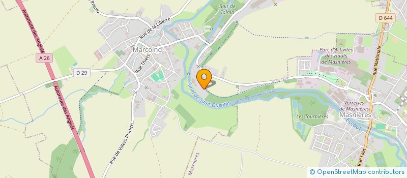 localisation de l'entreprise SCI LEGRANDMARAIS  MARCOING