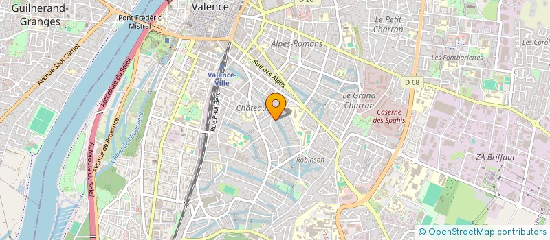 localisation de l'entreprise SCI LEGRAS-CAZENEUVE à VALENCE