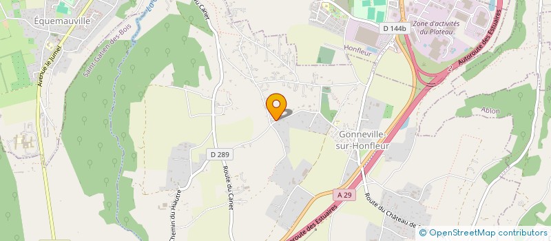 localisation de l'entreprise SCI LEGRAS JOLY  GONNEVILLE-SUR-HONFLEUR