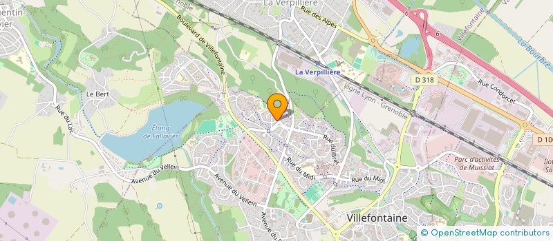 localisation de l'entreprise SCI LEGRE  VILLEFONTAINE