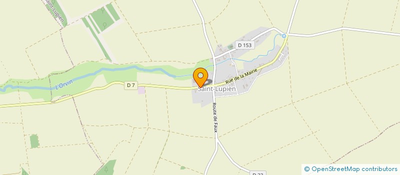 localisation de l'entreprise SCI LEGROS  SAINT-LUPIEN
