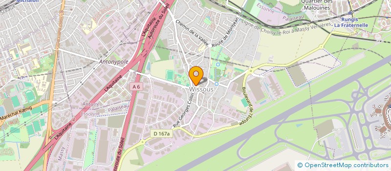 localisation de l'entreprise SCI LEGROS à WISSOUS