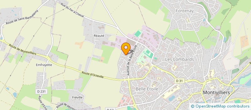 localisation de l'entreprise SCI LEGROS  MONTIVILLIERS