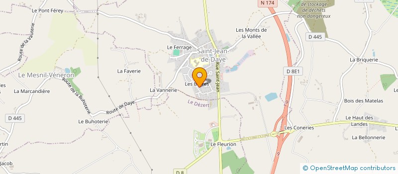 localisation de l'entreprise SCI LEGRUEL  SAINT-JEAN-DE-DAYE