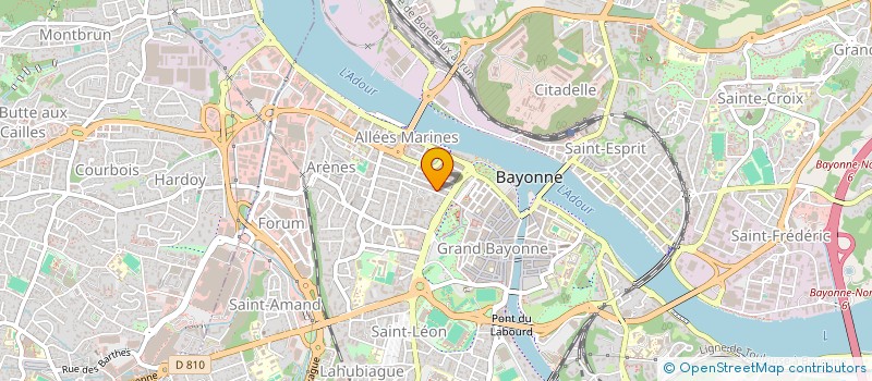 localisation de l'entreprise SCI LEGS.64 à BAYONNE