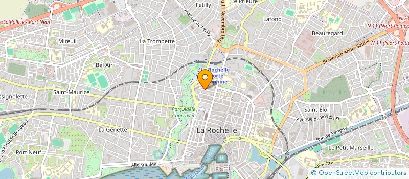 localisation de l'entreprise SCI LEGUAY-BEUDIN  LA ROCHELLE