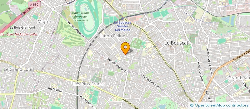 localisation de l'entreprise SCI LEGUENNEC  LE BOUSCAT