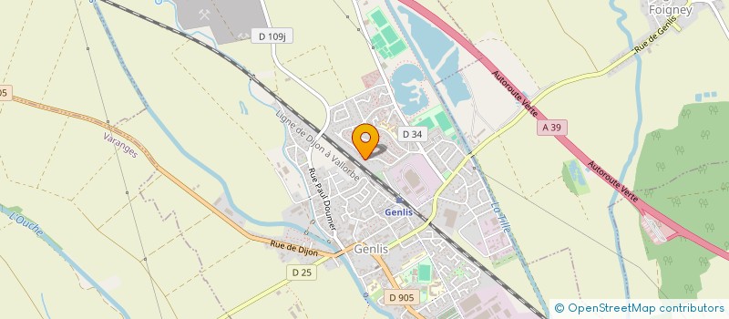 localisation de l'entreprise SCI LEHA à GENLIS