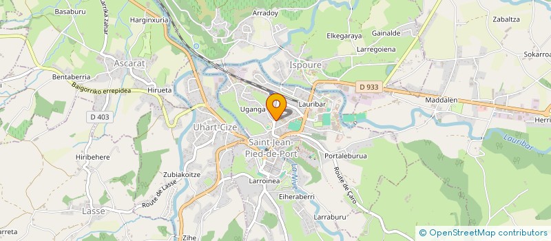 localisation de l'entreprise SCI LEHENA  SAINT-JEAN-PIED-DE-PORT