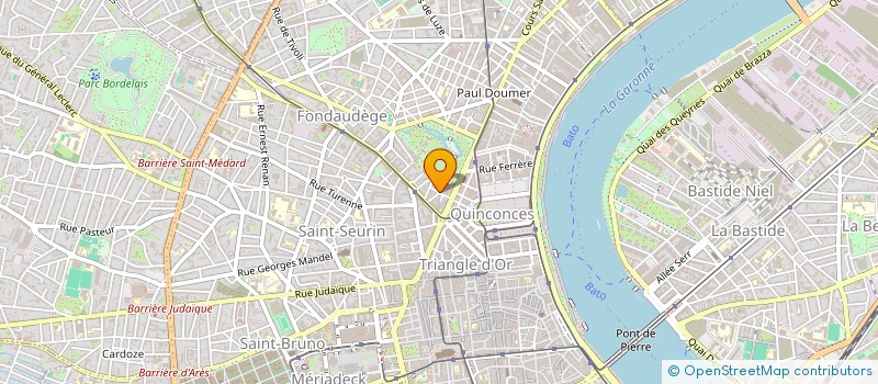 localisation de l'entreprise SCI LEHENA  BORDEAUX