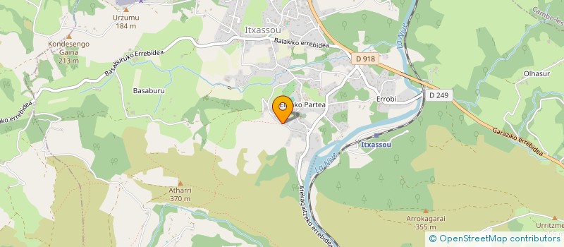 localisation de l'entreprise SCI LEHENA  ESPELETTE