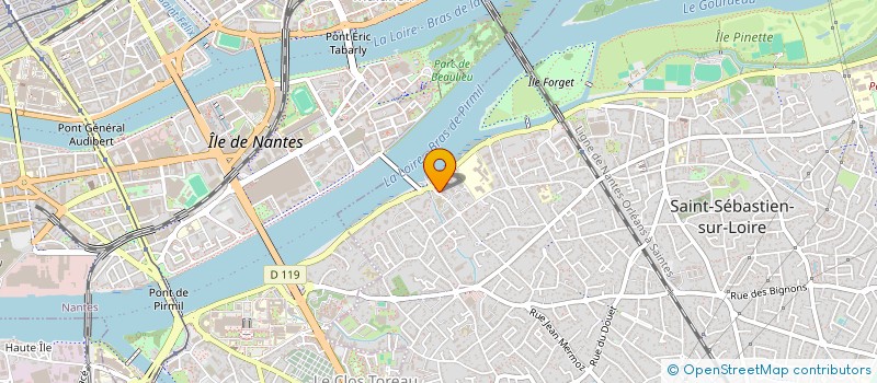 localisation de l'entreprise SCI LEHERISSE  SAINT-SEBASTIEN-SUR-LOIRE