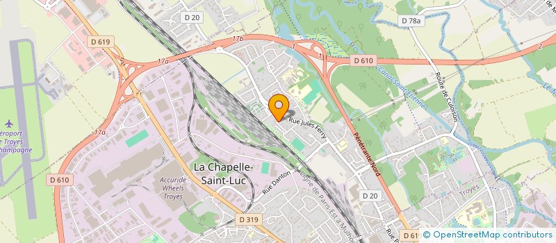 localisation de l'entreprise SCI LEHEUTRE à LA CHAPELLE-SAINT-LUC