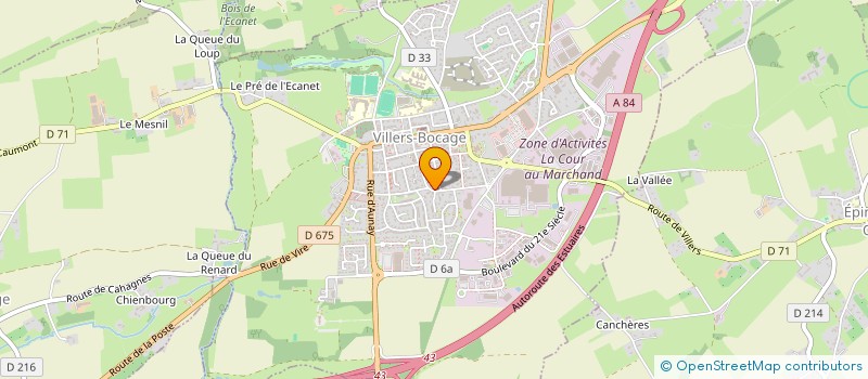 localisation de l'entreprise SCI LEHM  CAUMONT-SUR-AURE