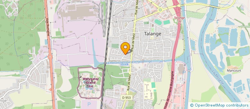 localisation de l'entreprise SCI LEHMANN à TALANGE