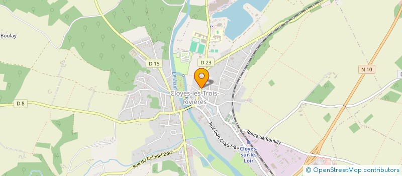 localisation de l'entreprise SCI LEHMANN & SOHN à CLOYES-LES-TROIS-RIVIERES