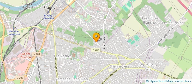 localisation de l'entreprise SCI LEHMART  ERAGNY