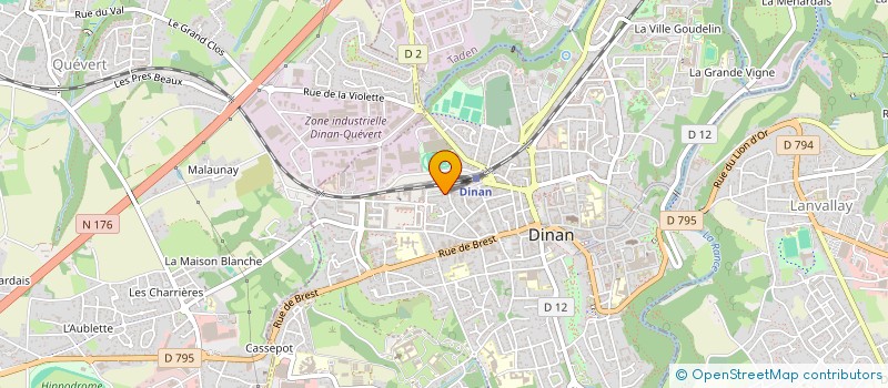 localisation de l'entreprise SCI LEHON VAL DE RANCE  DINAN