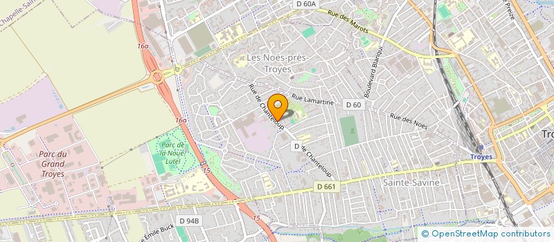 localisation de l'entreprise SCI LEHOUX  SAINTE SAVINE