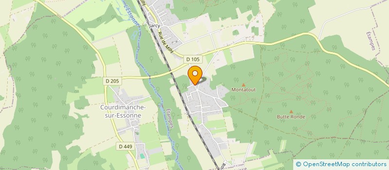 localisation de l'entreprise SCI LEHOUX & FILS à BOUTIGNY-SUR-ESSONNE