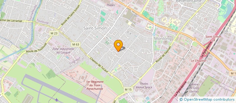 localisation de l'entreprise SCI LEHRM  TOULOUSE