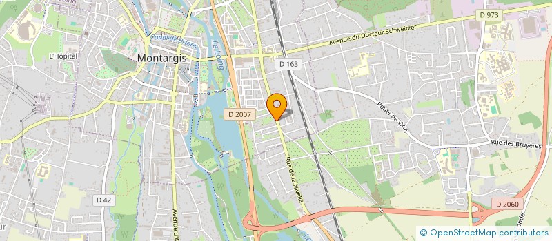 localisation de l'entreprise SCI LEHURAUX à MONTARGIS