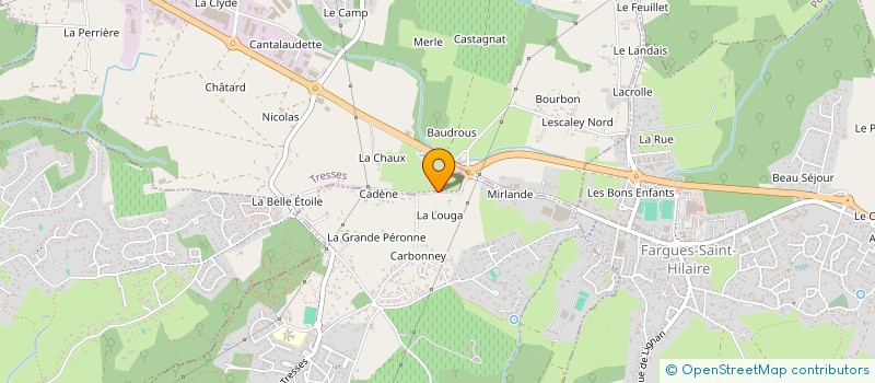 localisation de l'entreprise SCI LEHZENI  CARIGNAN-DE-BORDEAUX