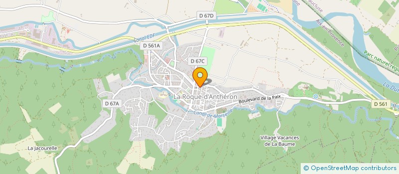 localisation de l'entreprise SCI LEI GIBASSIER  LA ROQUE-D'ANTHERON