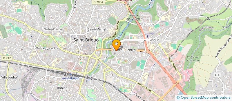 localisation de l'entreprise SCI LEIA à SAINT-BRIEUC