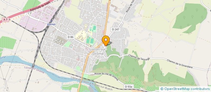 localisation de l'entreprise SCI LEICHNIG  LIVRON-SUR-DROME