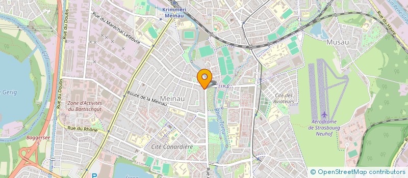 localisation de l'entreprise SCI LEIGER à STRASBOURG