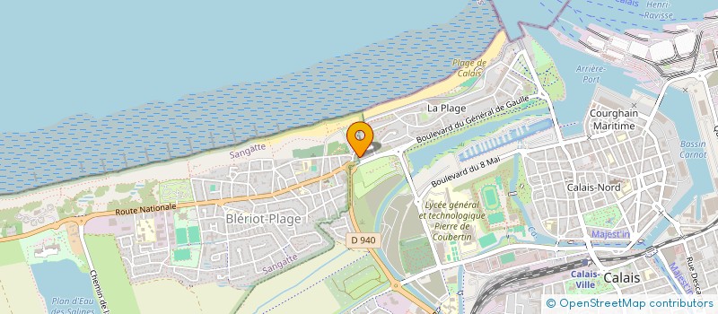 localisation de l'entreprise SCI LEIKA  CALAIS