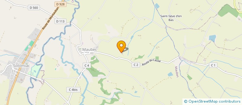 localisation de l'entreprise SCI LEIKAK  MAUBEC