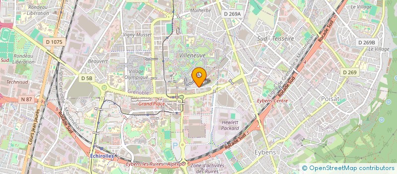 localisation de l'entreprise SCI LEILA  GRENOBLE