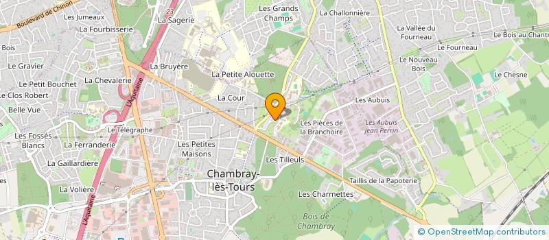 localisation de l'entreprise SCI LEILA  CHAMBRAY-LES-TOURS