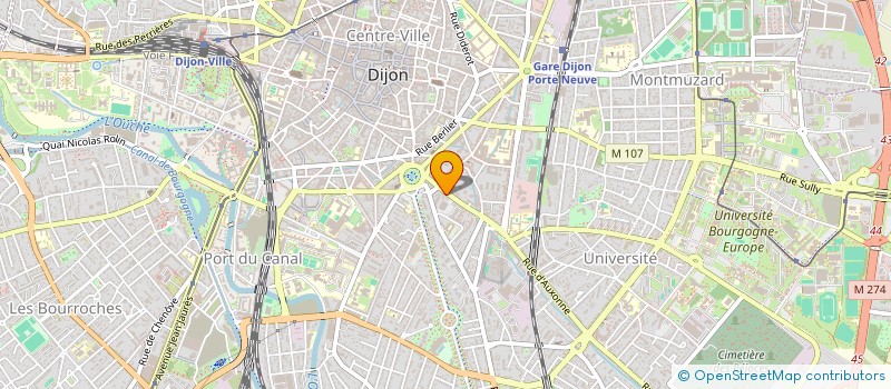 localisation de l'entreprise SCI LEILIGHET à DIJON