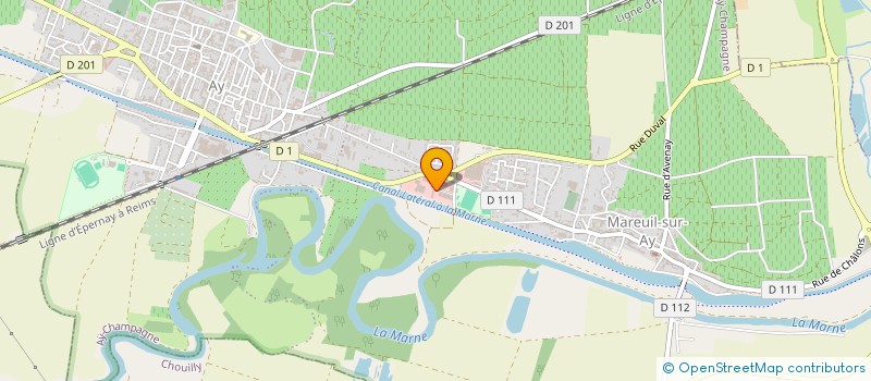 localisation de l'entreprise SCI LEIMMO  AY-CHAMPAGNE