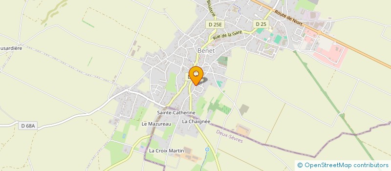 localisation de l'entreprise SCI LEIMO  BENET