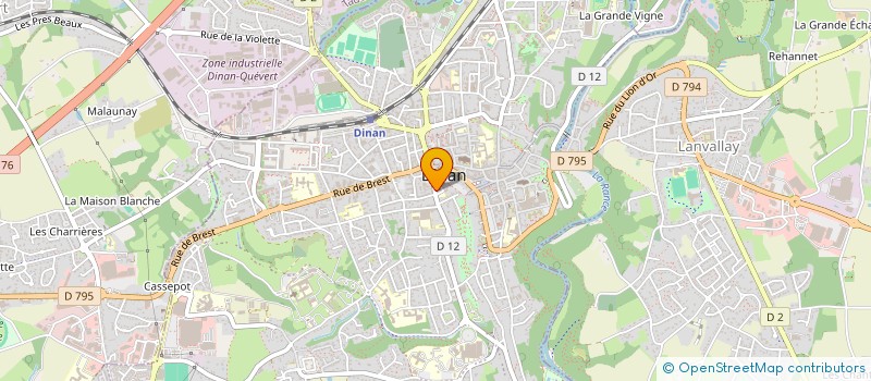 localisation de l'entreprise SCI LEIN  DINAN