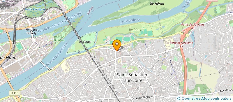 localisation de l'entreprise SCI LEINAD à SAINT-SEBASTIEN-SUR-LOIRE