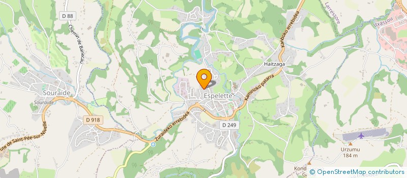 localisation de l'entreprise SCI LEINU  ESPELETTE