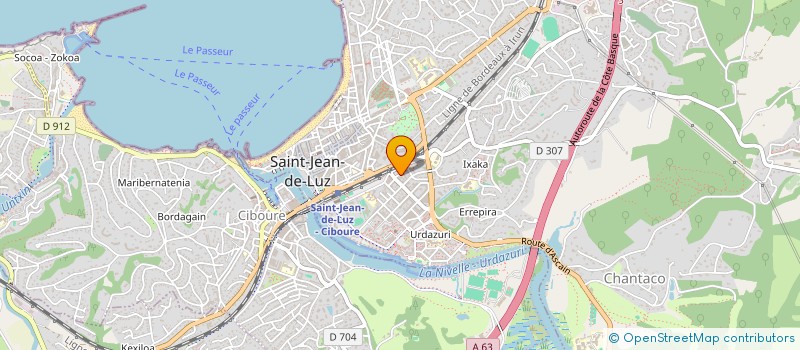 localisation de l'entreprise SCI LEINUA  SAINT-JEAN-DE-LUZ