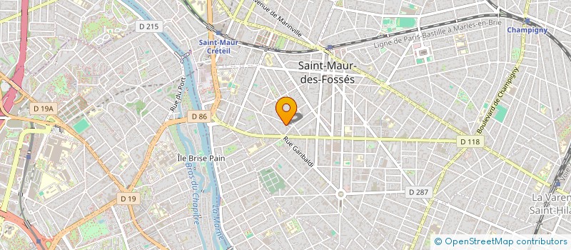 localisation de l'entreprise SCI LEIRIA à SAINT-MAUR-DES-FOSSES