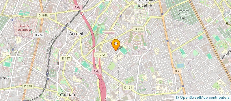 localisation de l'entreprise SCI LEIRIA  LE KREMLIN-BICETRE