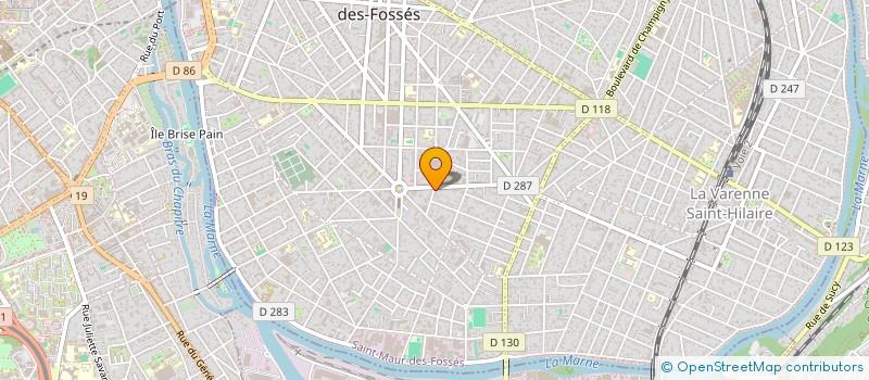 localisation de l'entreprise SCI LEIRIVAL à SAINT-MAUR-DES-FOSSES