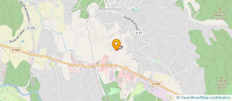 localisation de l'entreprise SCI LEIS EISSOURS  MONTAUROUX