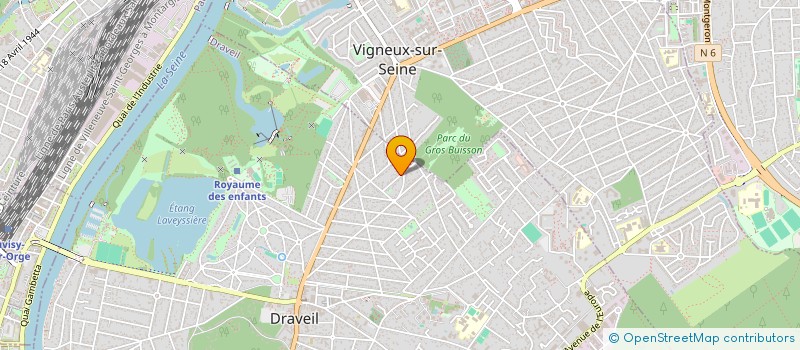 localisation de l'entreprise SCI LEITE à DRAVEIL