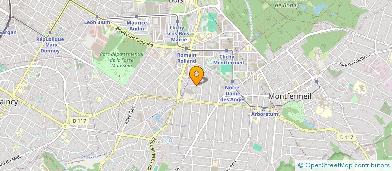 localisation de l'entreprise SCI LEITE à MONTFERMEIL