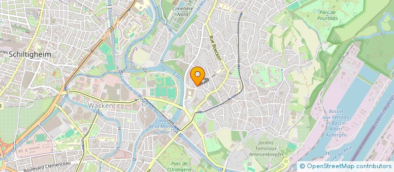 localisation de l'entreprise SCI LEIWA  STRASBOURG