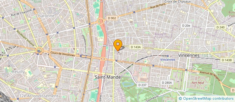 localisation de l'entreprise SCI LEJ & CO. à SAINT-MANDE